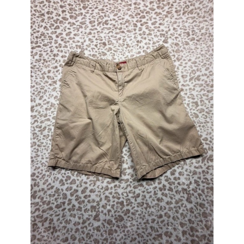 Merona Khaki Shorts Size 6 Women's Cotton Classic Chino Casual Shorts